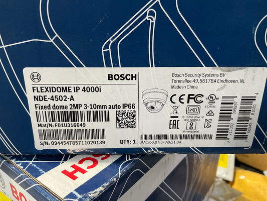 Bosch-FlexiDome-IP-4000i-Outdoor-Camera