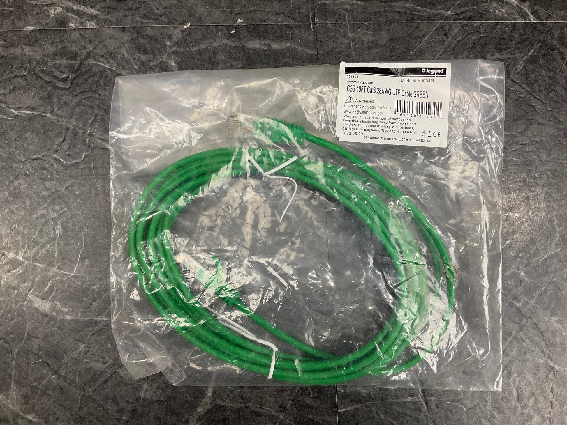 CTG-01164-Cat6-Snagless-Unshielded--UTP--Slim-Ethernet-Network-Patch-Cable