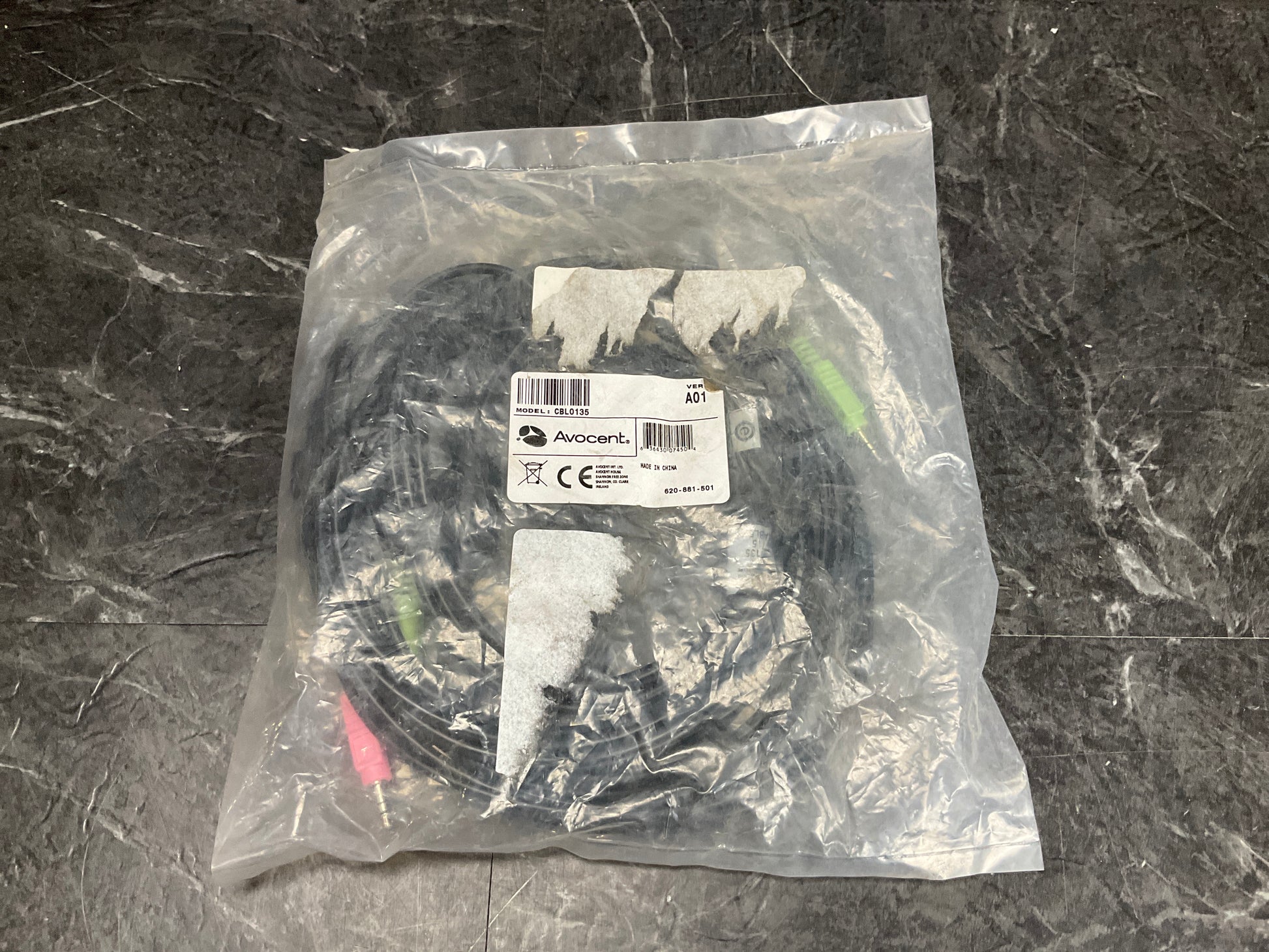 Vertiv-Cable-Assy-1-usb-2-audio-10-Ft