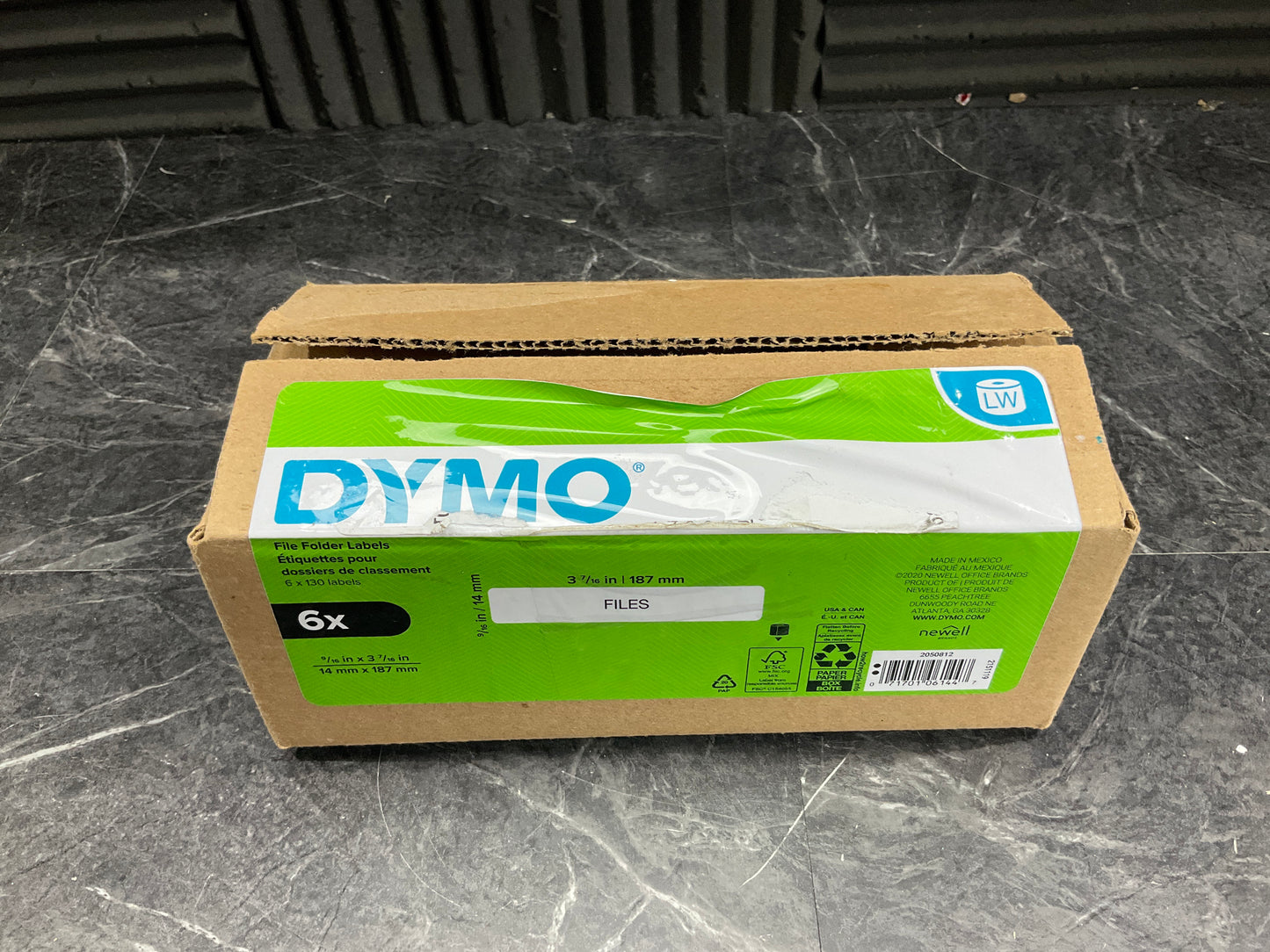 DYMO-Folder-Labels--White-9-16--x-3-7-16--