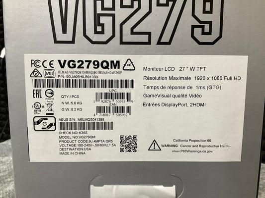 Asus-TUF-27--LED-LCD-Monitor--1080p-