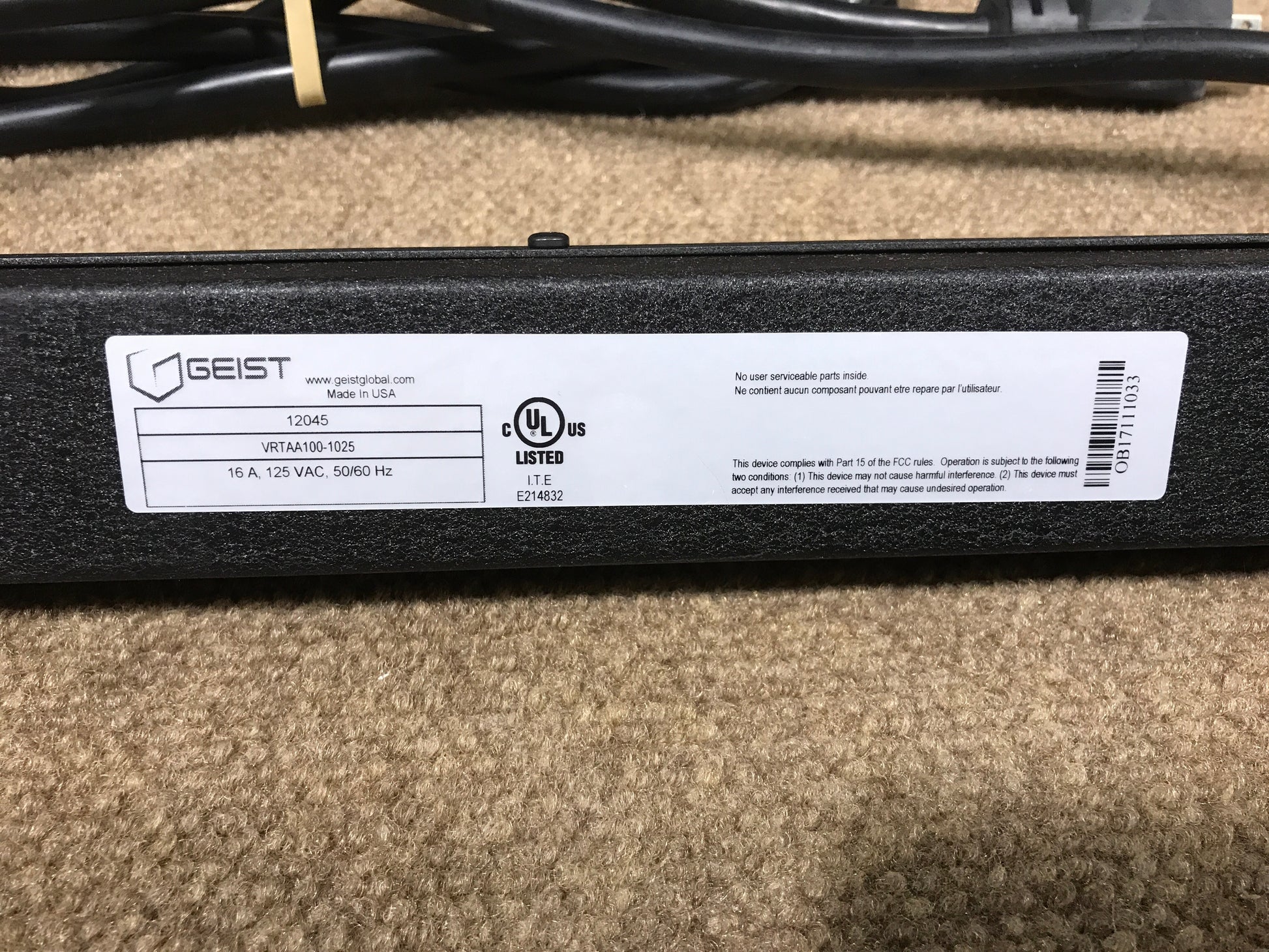 Vertiv-Geist-VRTAA100-1025-Metered-PDU--120v-