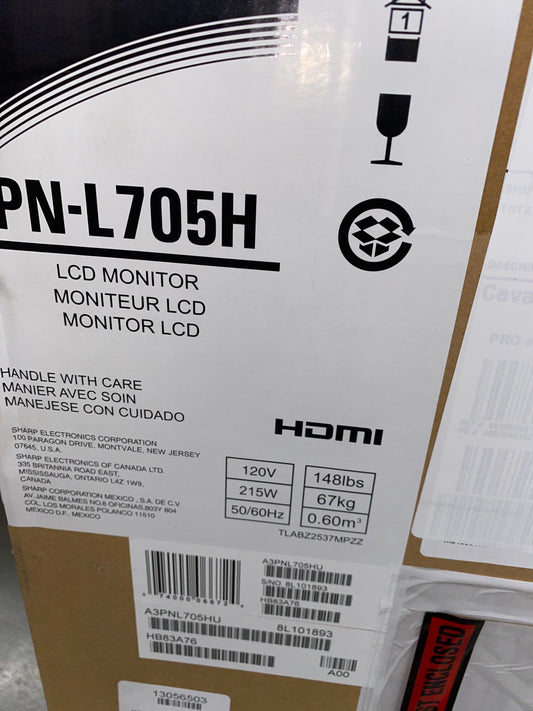 Sharp-PN-L705H-70--LED-LCD-Display--4K-