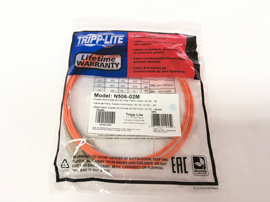 Tripp-Lite-MultiMode-SC-SC-Fibre-Patch-Cable---6-feet