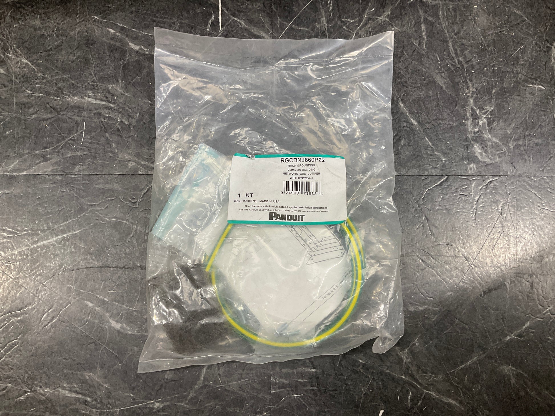 Panduit-Common-Bonnding-Network-to-Rack-Jumper-Kit