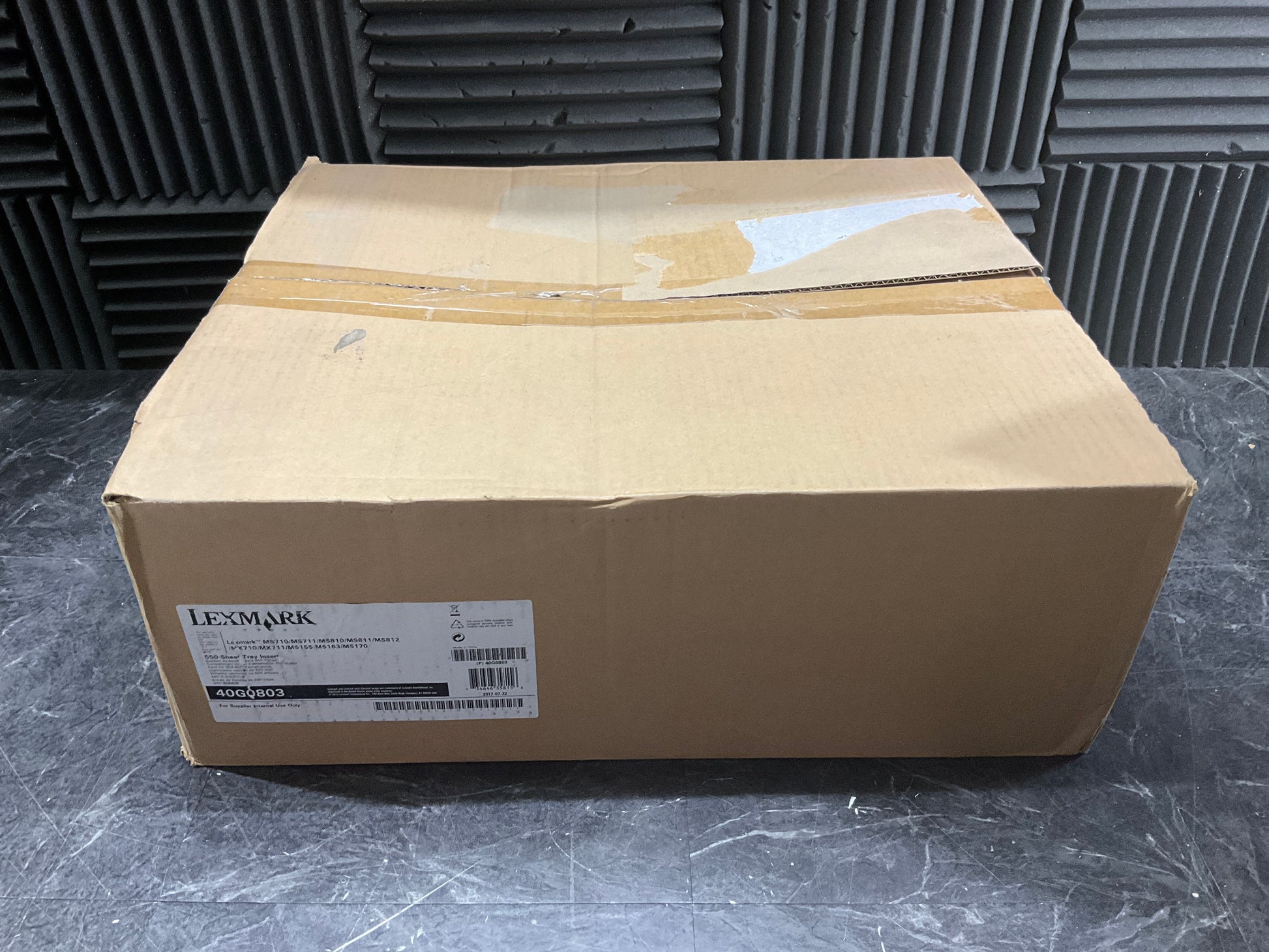 Lexmark-550-Sheet-Tray-Insert