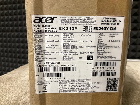 Acer-EK240YCbi-23-8--LED-LCD-Monitor--1080p-