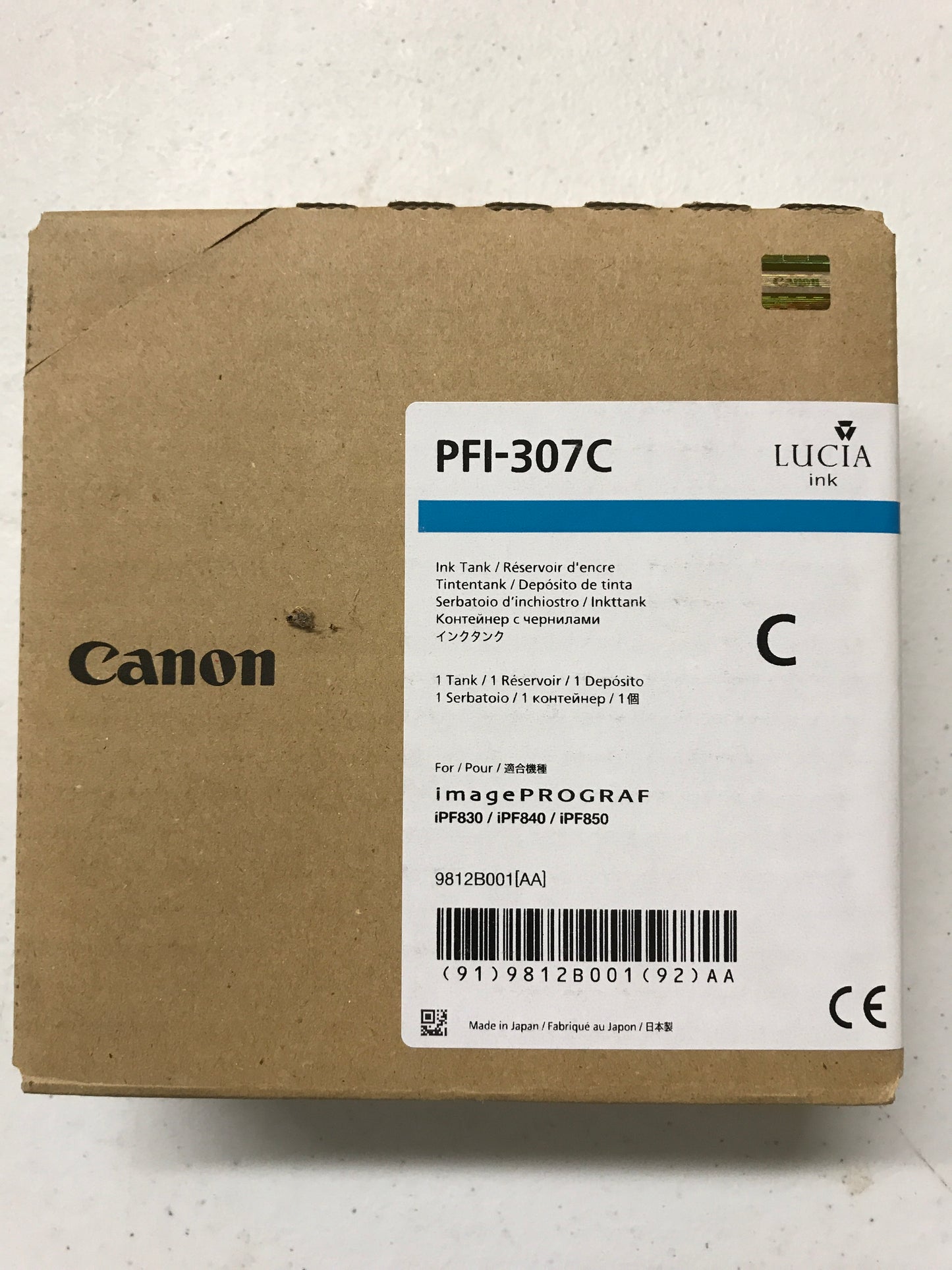 Canon-PFI-307C-Cyan-Ink-Cartridge