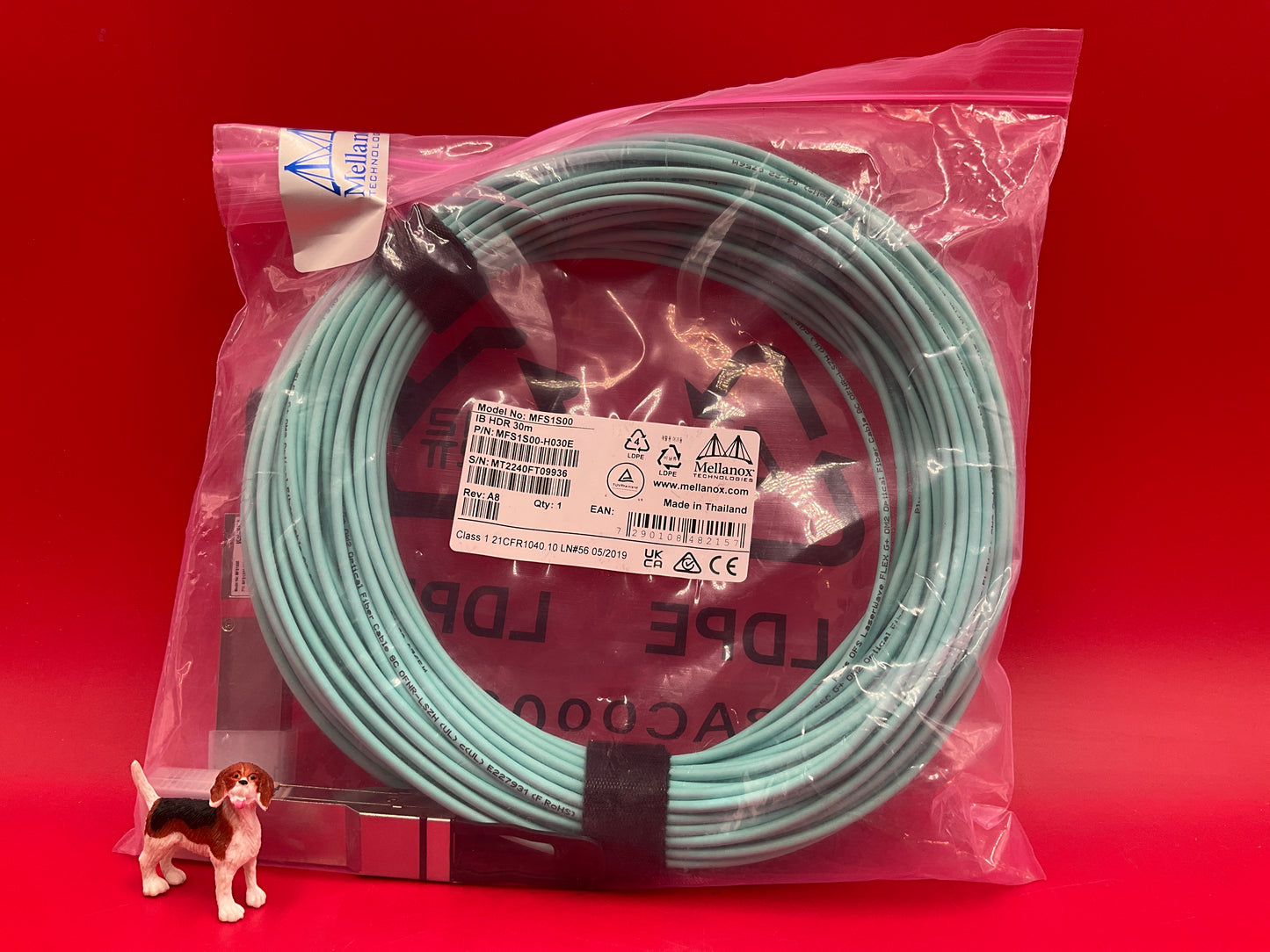 Mellanox-LinkX-200-Gigabit-InfiniBand-QSFP56-Active-Optical-Cable--30-meters-