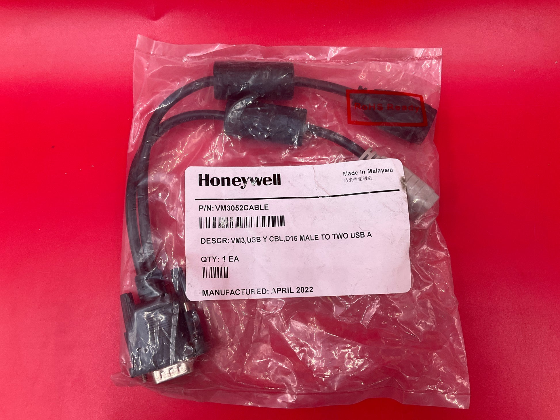 Honeywell-USB-Y-Cable--VM3-