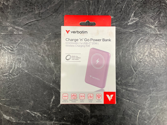 Verbatim-Charge-n-Go-Magnetic-Wireless-Power-Bank--pink-
