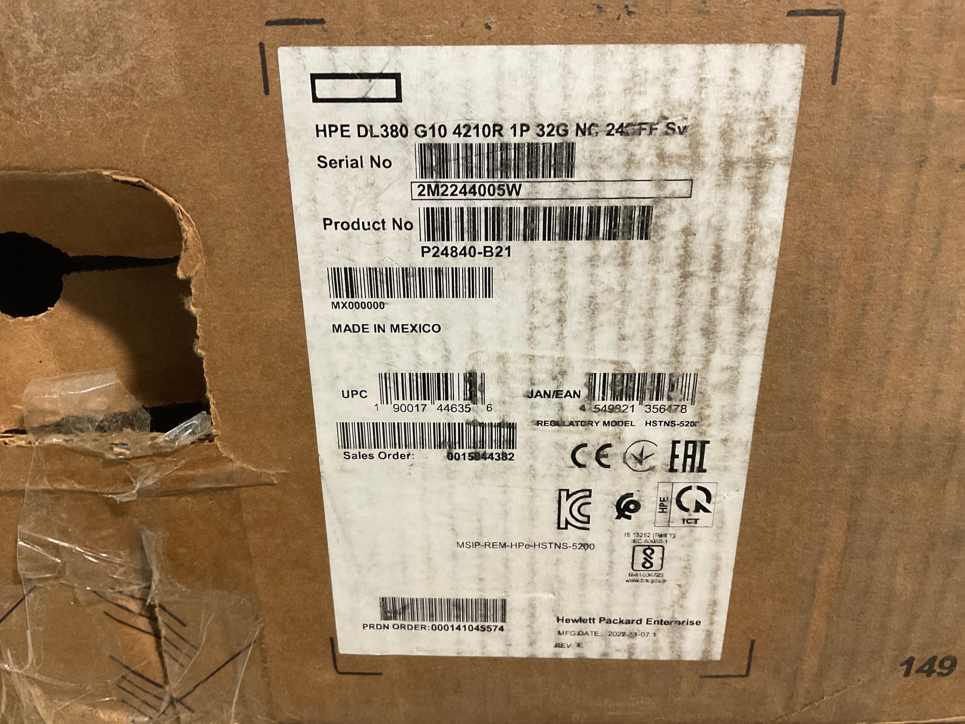 HPE-ProLiant-DL380-Gen10-Network-Choice-XS-4210R-32GB-8xSFF