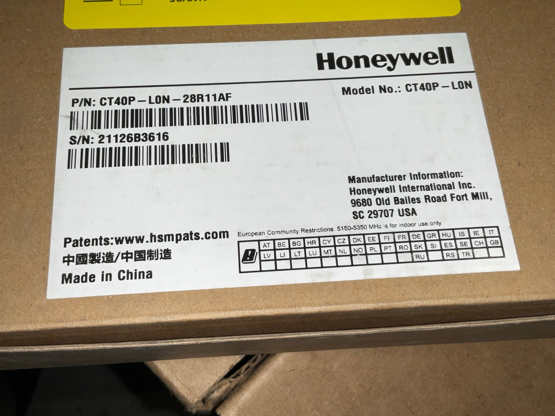 Honeywell-CT40XP-Portable-Data-Terminal--4GB-32GB-BT5-WiFiAC-Android-