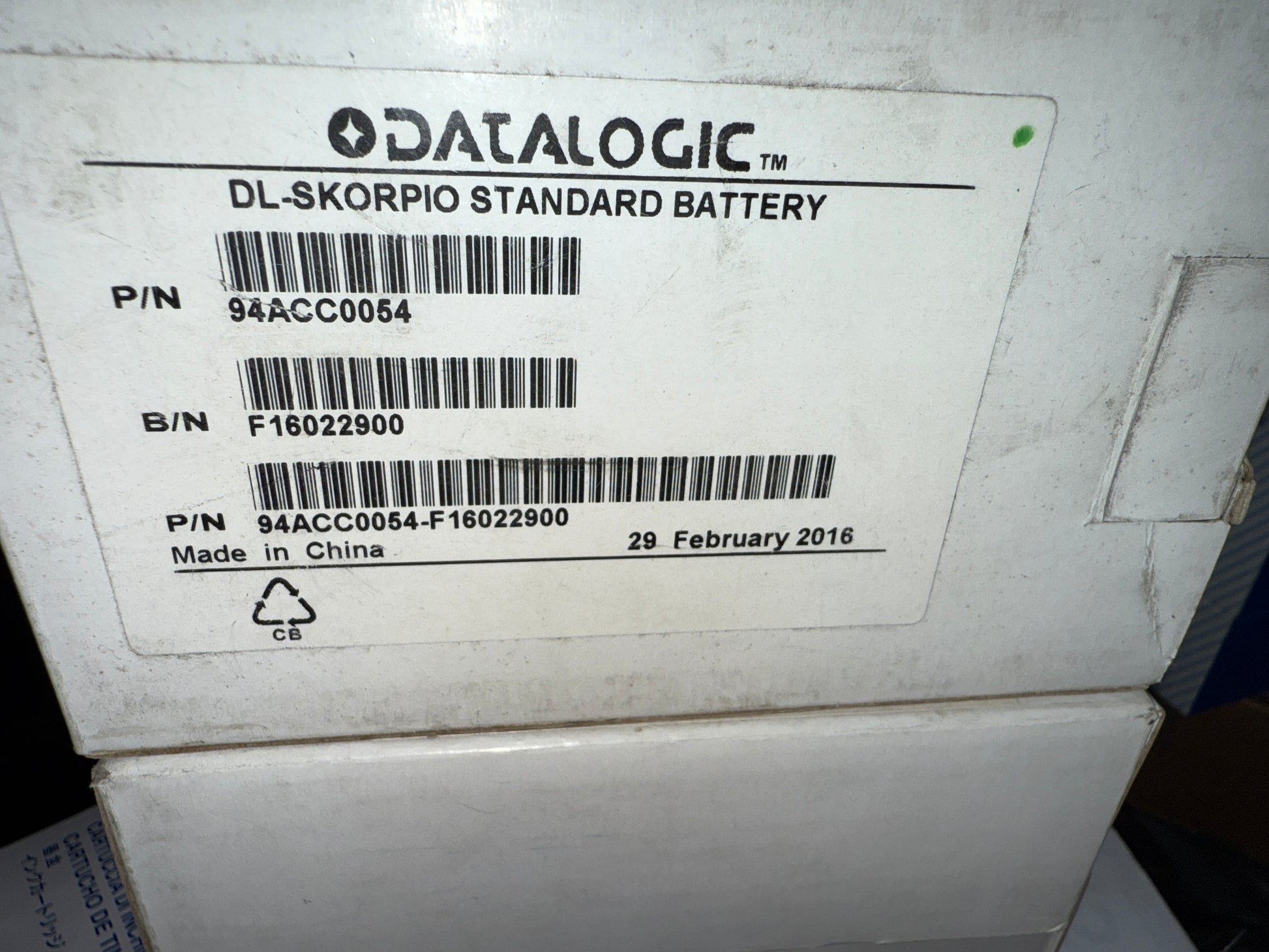 Datalogic-Battery--Skorpio-
