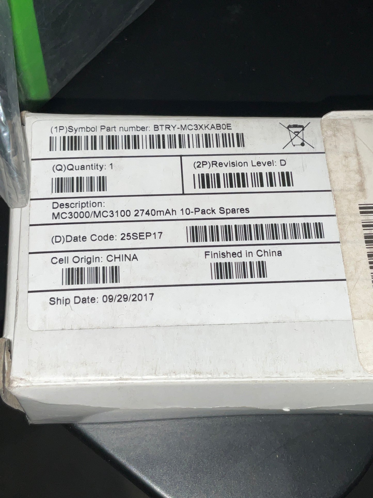 Symbol-Li-Ion-Battery--MC3000-