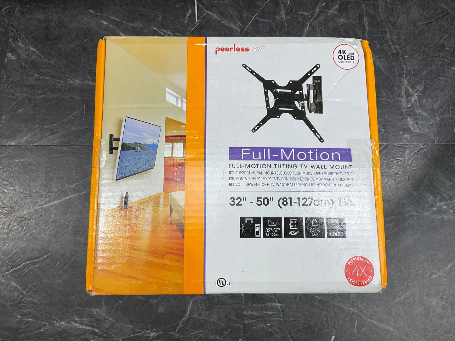 Peerless-Full-Motion-Tilting-TV-Wall-Mount