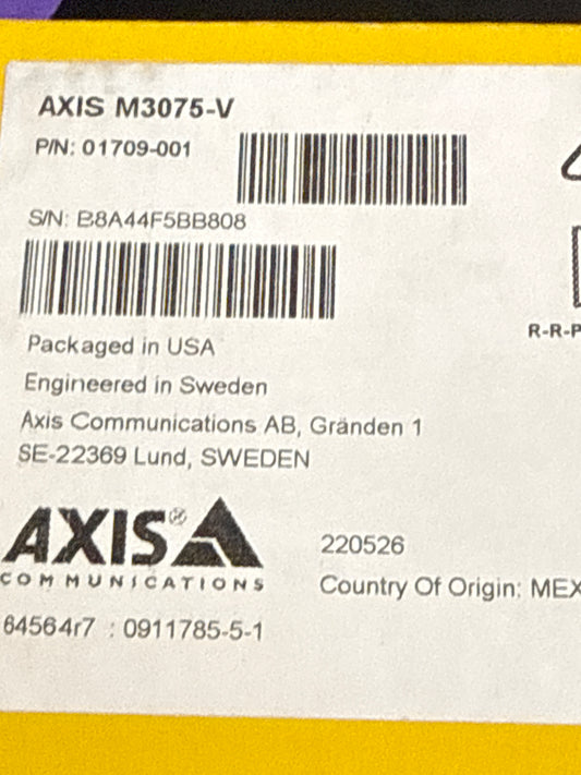 Axis-M3075-V-Network-Dome-Camera--1080p-