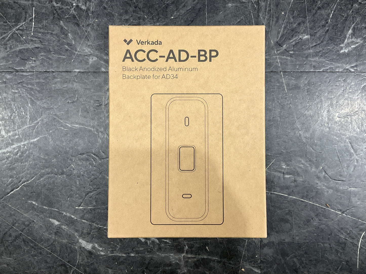 Verkada-AD34-Backplate--black-anodized-