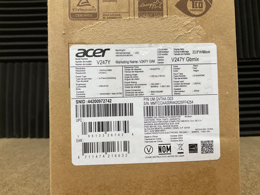 Acer-Vero-V247YGbmix-24--LED-LCD-Monitor--1080p-