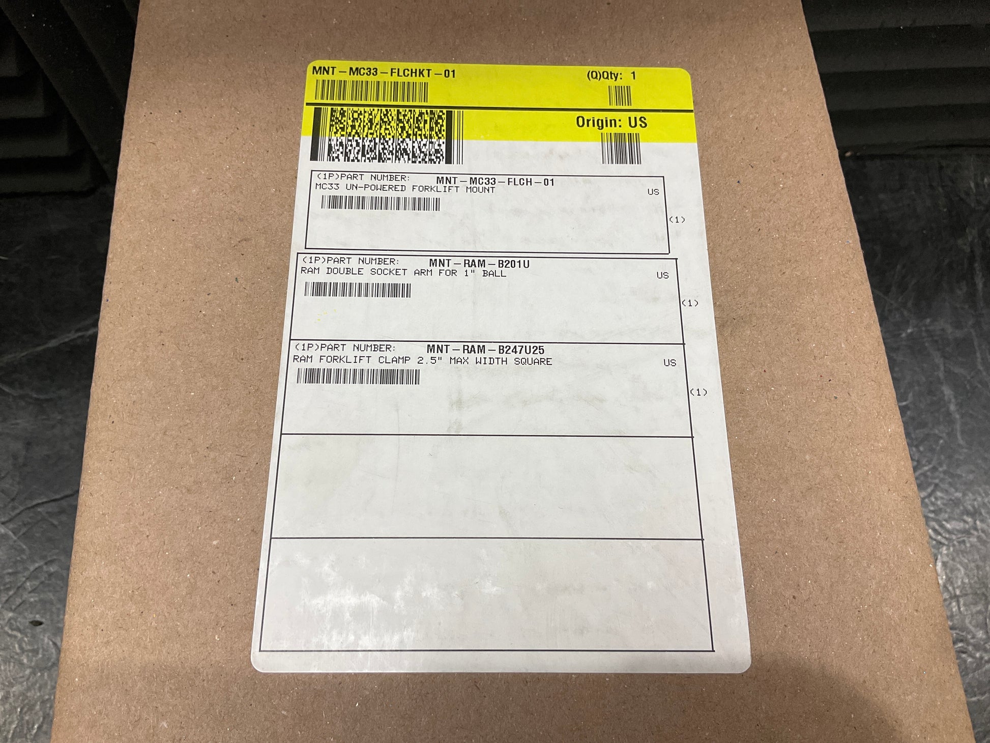 Zebra-Unpowered-Forklift-Mount--MC3300-