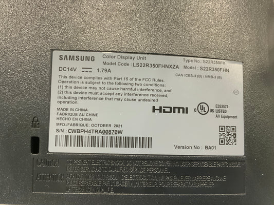 Samsung-SR35-22--LED-LCD-Display--1080p-