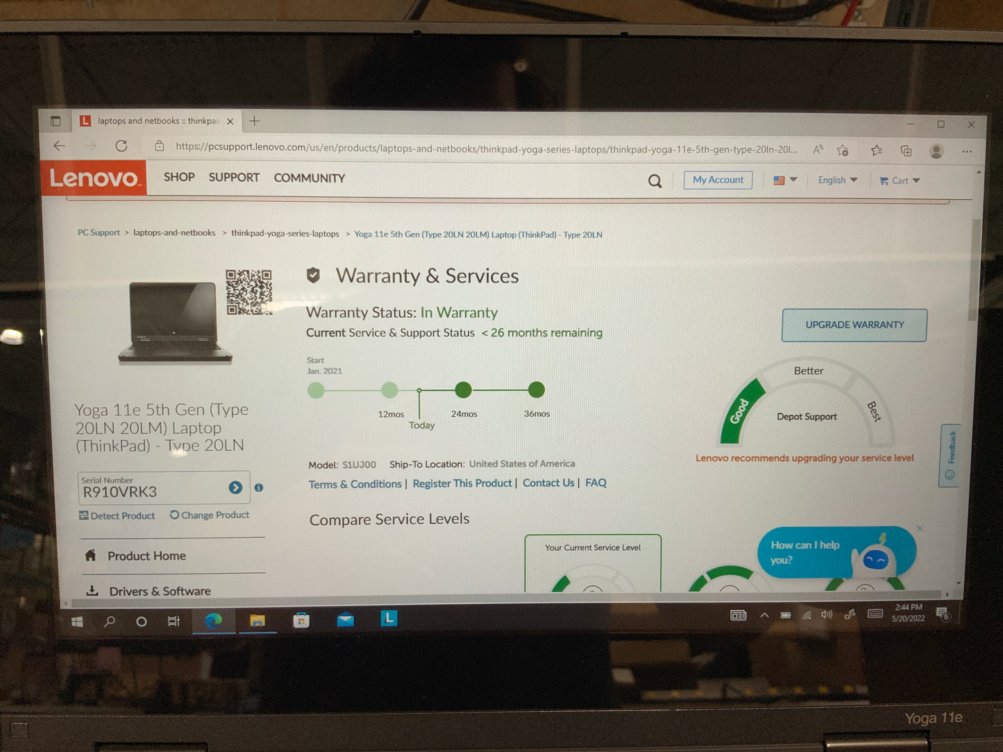 Lenovo-ThinkPad-Yoga-11e-N5030-8GB-128GB-BT4-WiFiAC-11-6T-W10P