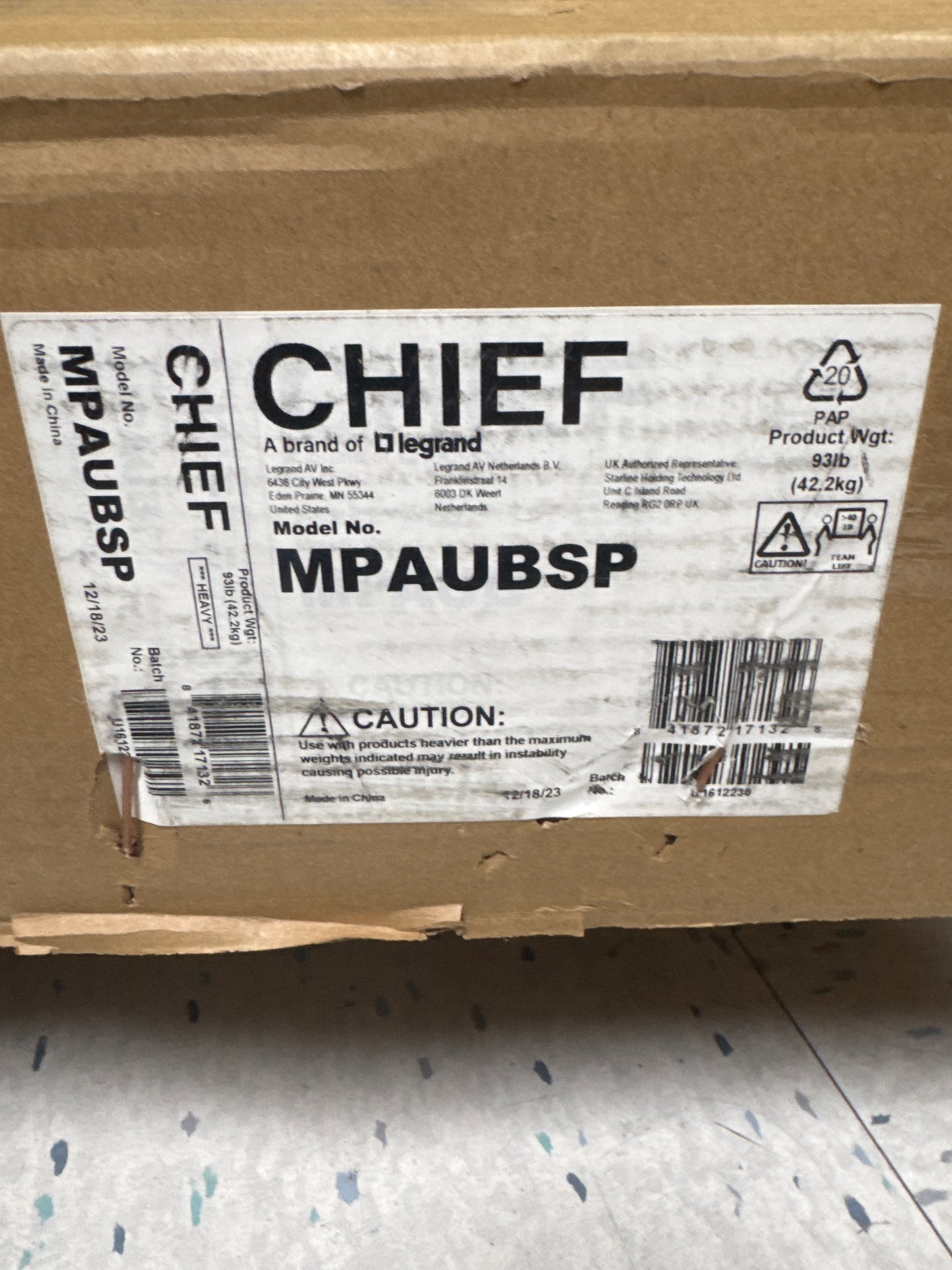 Chief-Fusion-Height-Adjustable-Portrait-Monitor-Cart