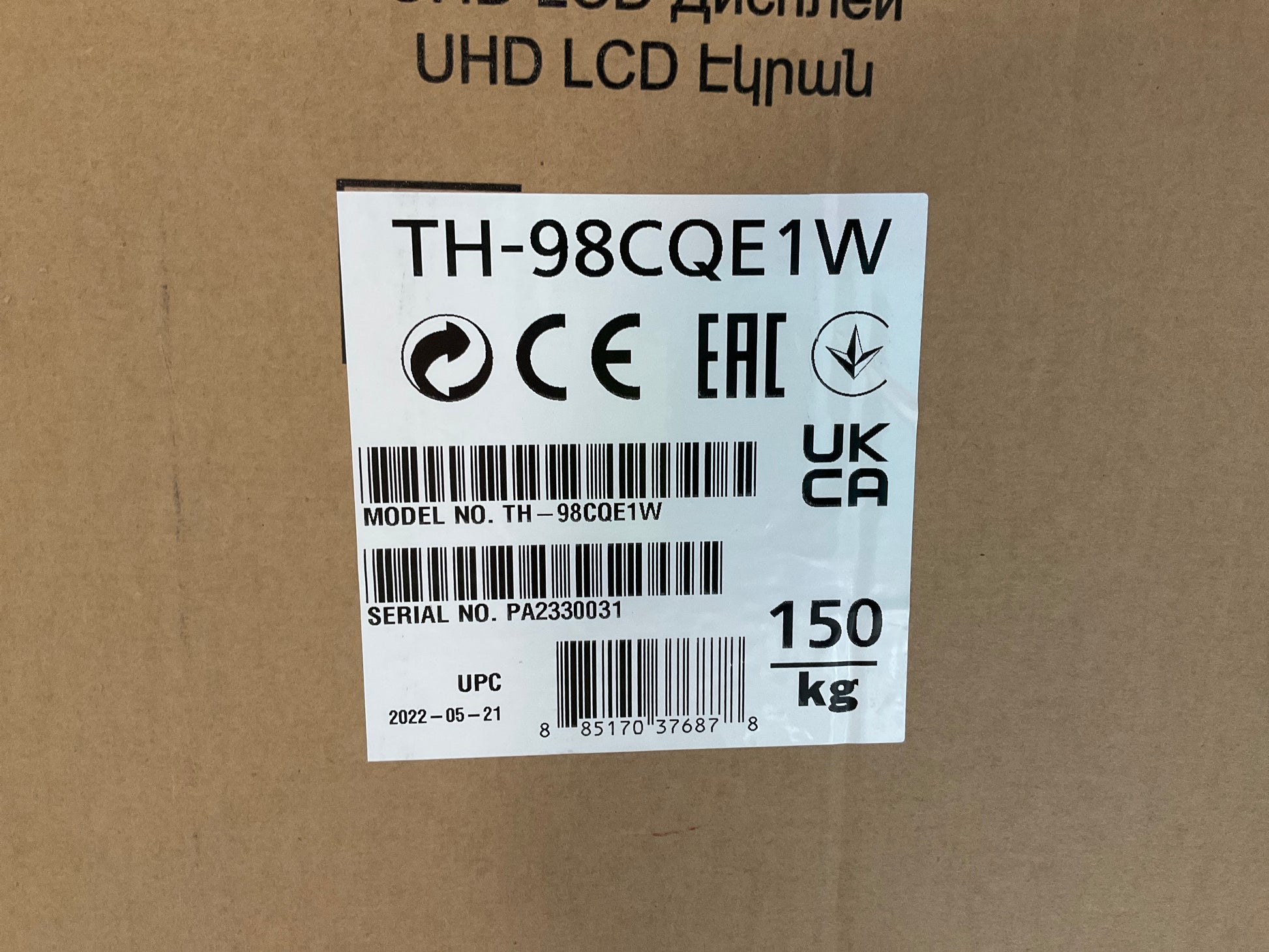 Panasonic-98--LED-LCD-Display--4K-