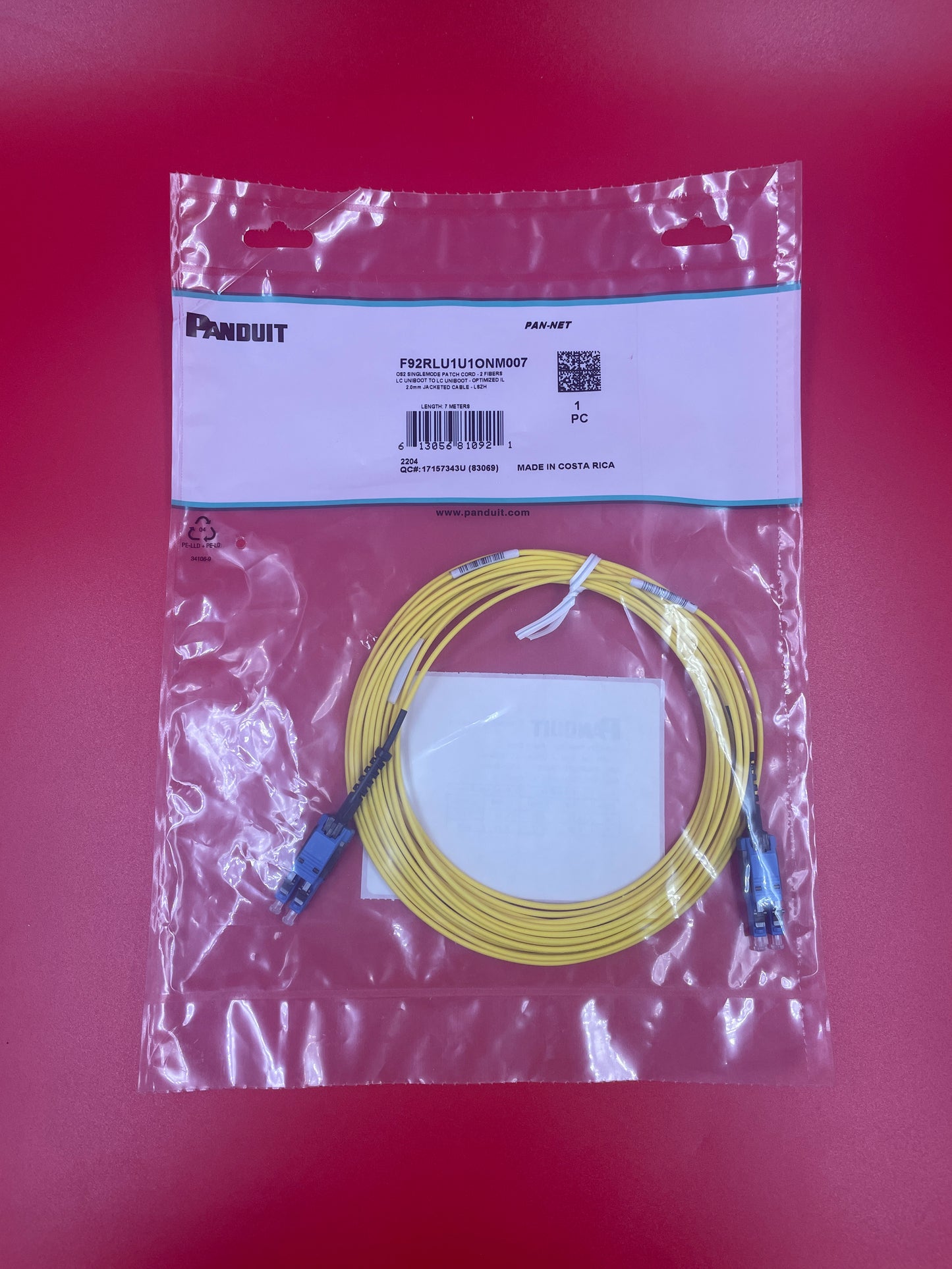 Panduit-OS2-LC-LC-Fibre-Patch-Cable--7-meters-