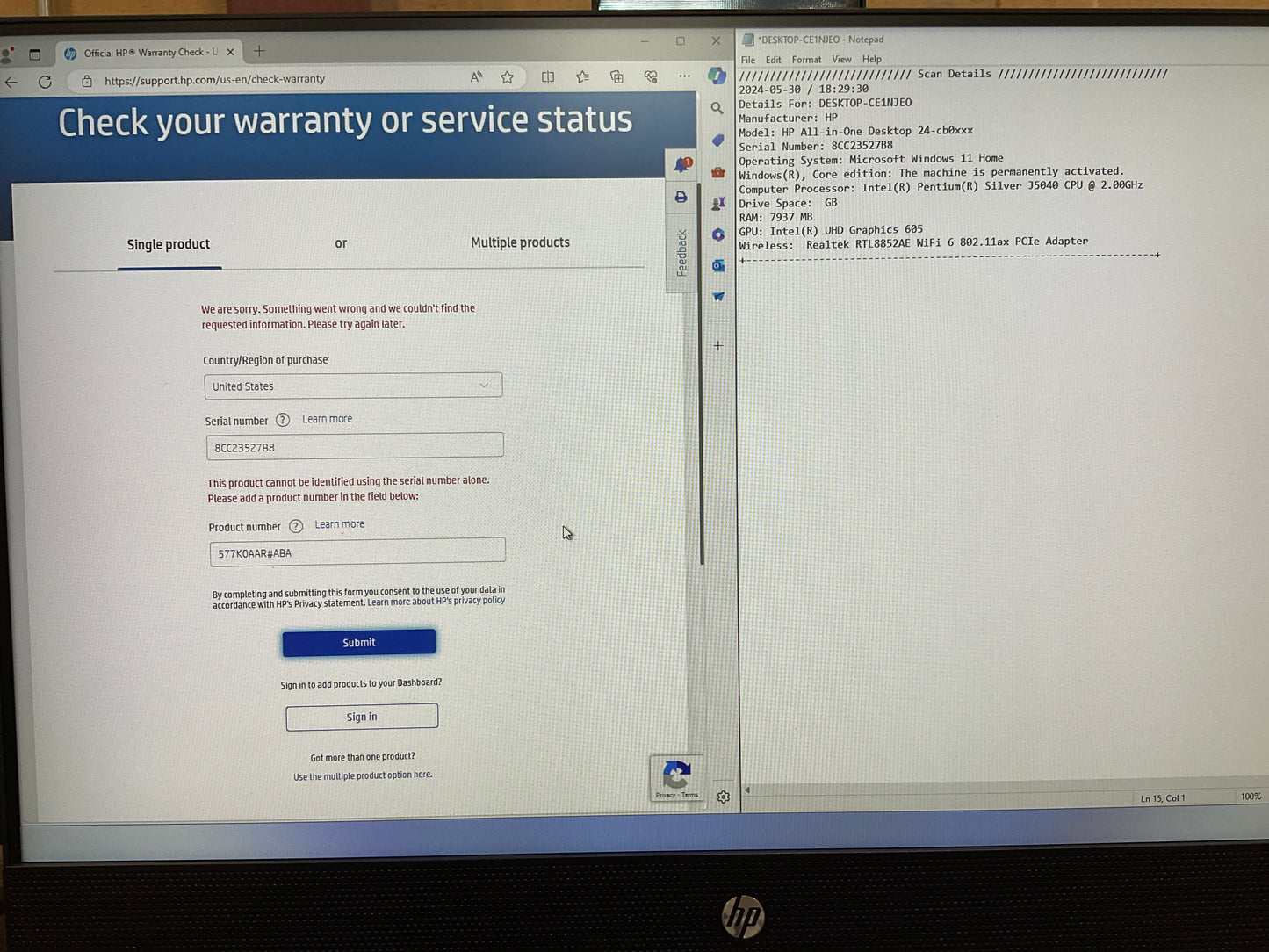 HP-24-cb0072ds-AiO-J5040-8GB-256GB-BT4-2-WiFiAC-23-8F-W11H