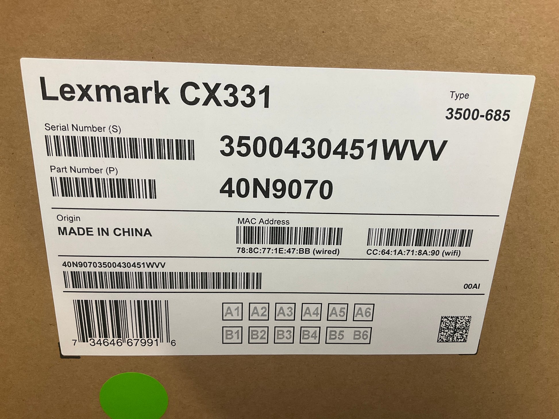 Lexmark-CX331adwe-MFP-Color-Laser-Printer