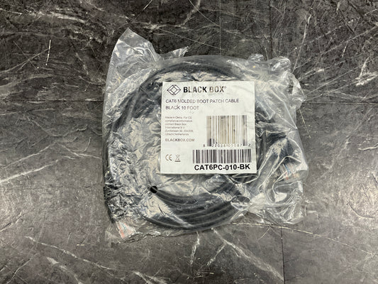BlackBox-RJ45-CAT-6-Patch-Cable,-Snagless-Molded---10-feet--black-