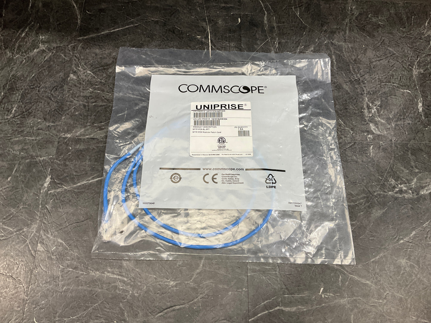 Commscope-Uniprise-Modular-Patch-Cord--5-,-Blue-