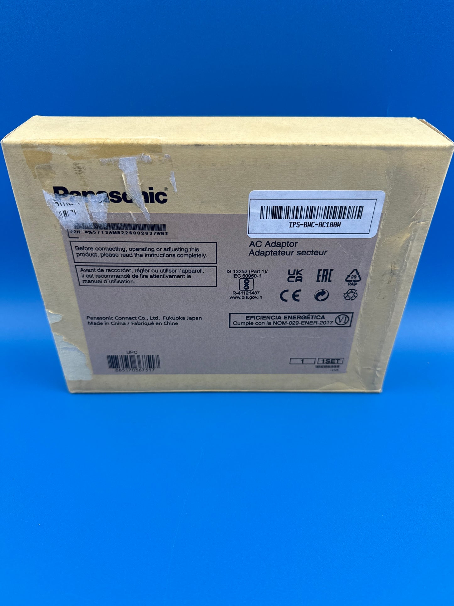 Panasonic-i-PRO-8-Bay-Charging-Dock-AC-Adapter