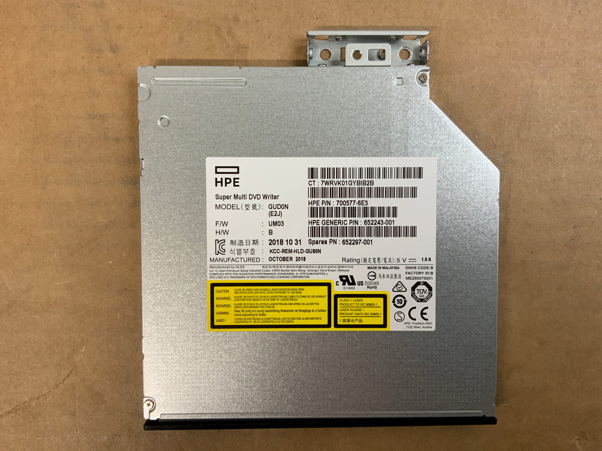 HPE-Slim-Internal-SATA-DVDRW-Drive--DL360-Gen9-DL380-Gen9-