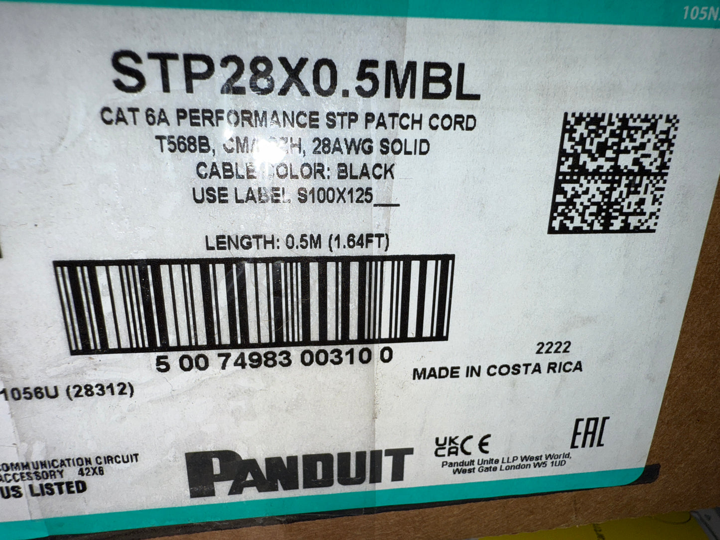 Panduit-CAT-6a-Patch-Cable---1-6-feet--black-