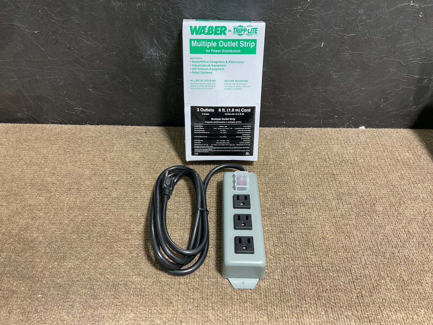 Tripp-Lite-Power-Strip-3-Outlet-15-Amp