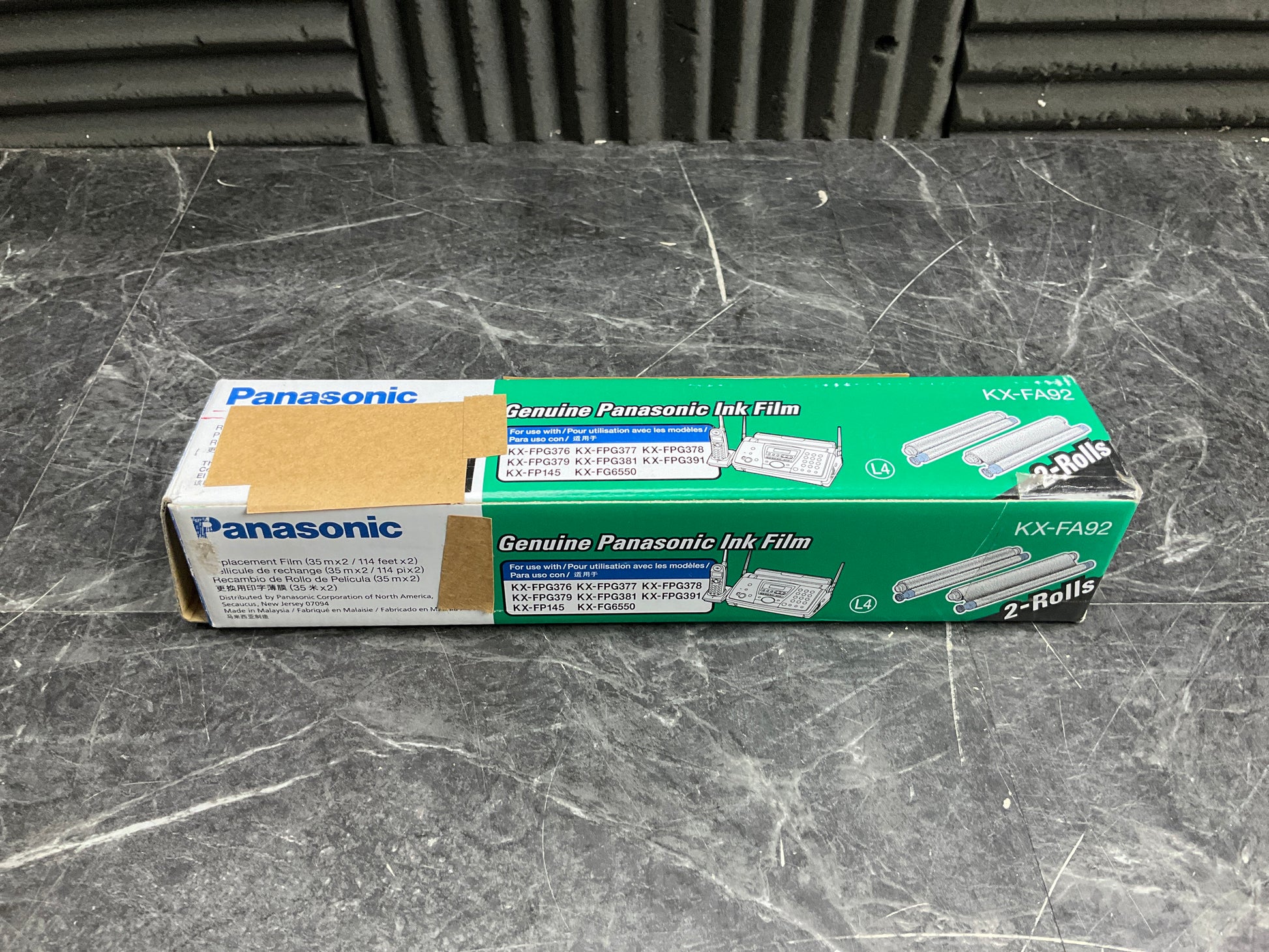 Panasonic-Fax-Film-Cartridge--KX-FPG376-KX-FPG377-KX-FPG378-KX-FPG379-KX-FPG381-KX-FPG391-KX-FP145-KX-FG655,-2-Pack-