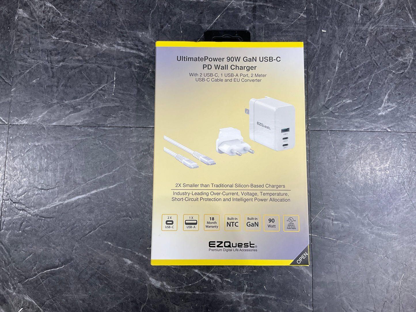 EZQuest-UltimatePower-Dual-USB-C-AC-Adapter--90-watt-