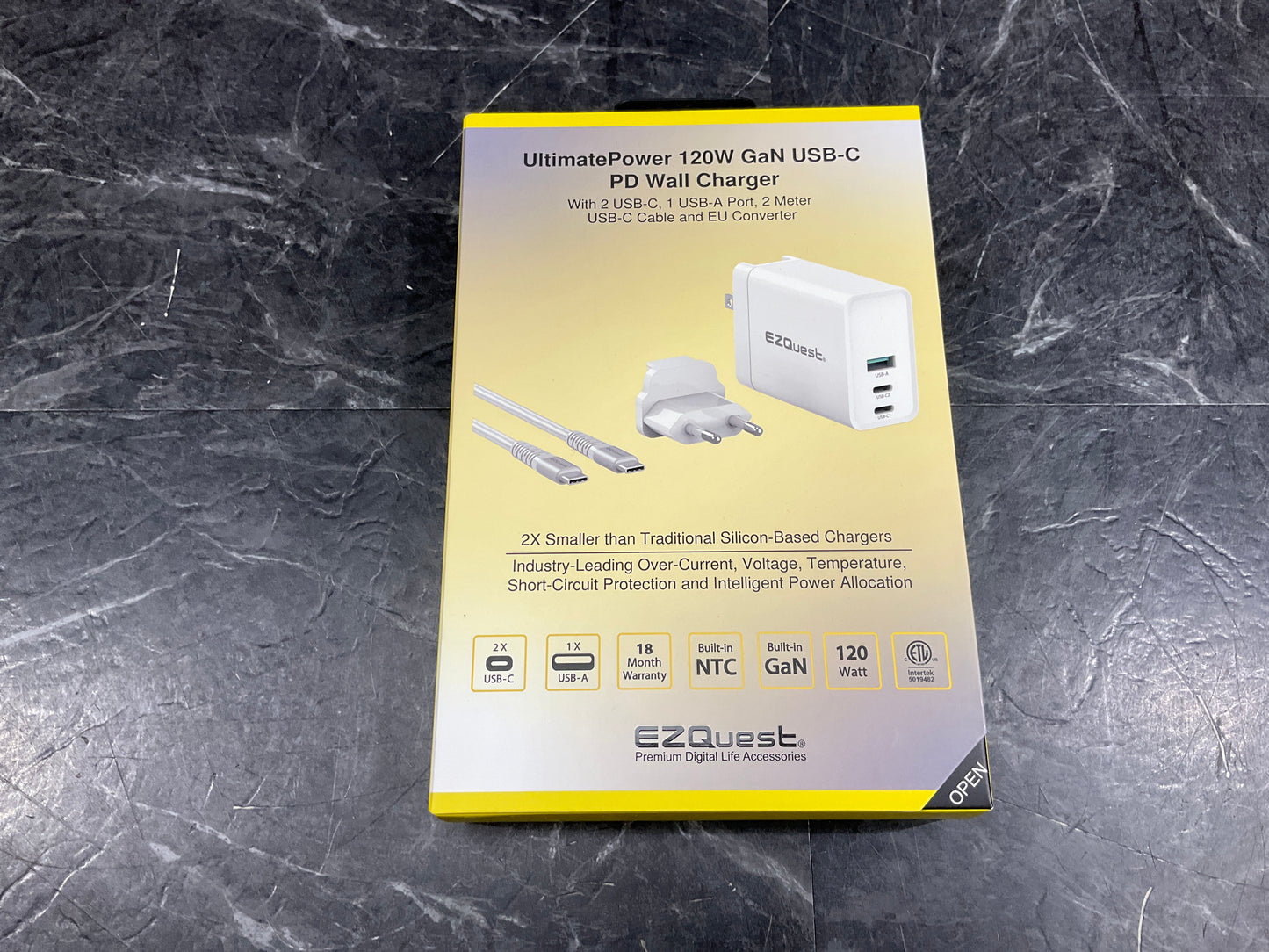 EZQuest-UltimatePower-Dual-USB-C-AC-Adapter--120-watt-