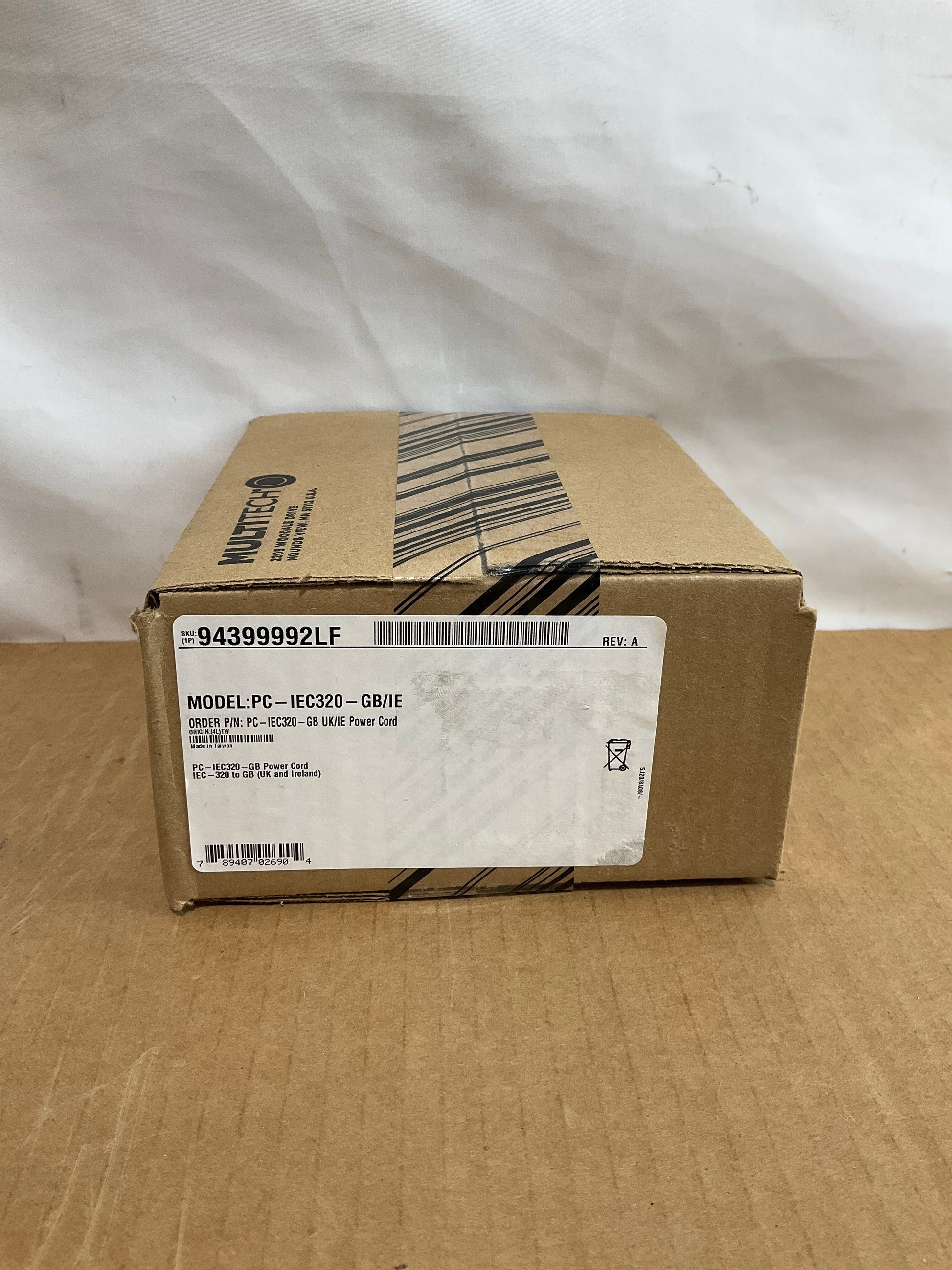 Multitech-IEC-320-Power-Coard--UK-Plug-