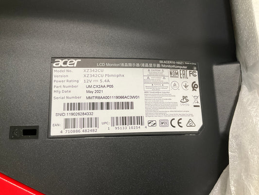 Acer-Nitro-XZ342CU-34--LED-LCD-Monitor--UWQHD-