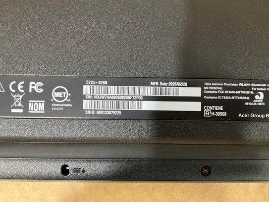 Acer-Chromebook-311-C725-876b-MTK540-8GB-64GB-WiFi7-11-6F