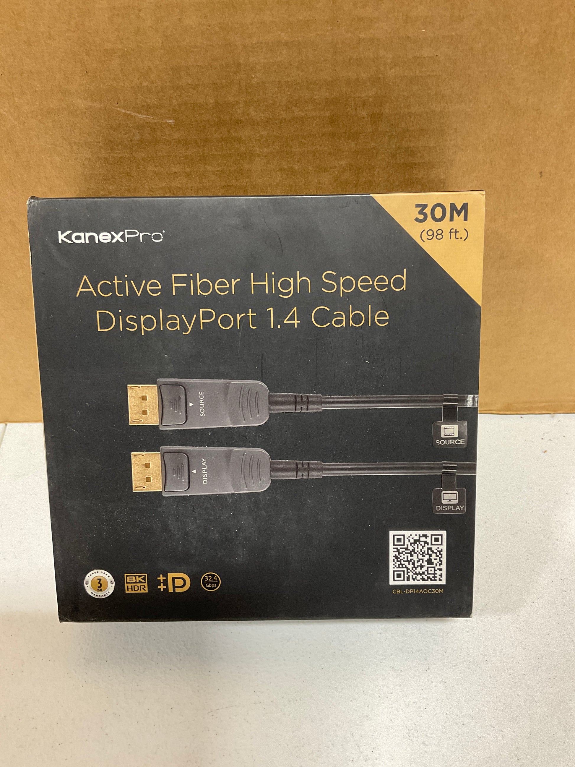 KanexPro-Active-Fiber-DisplayPort-1-4-Cable--30-meters-