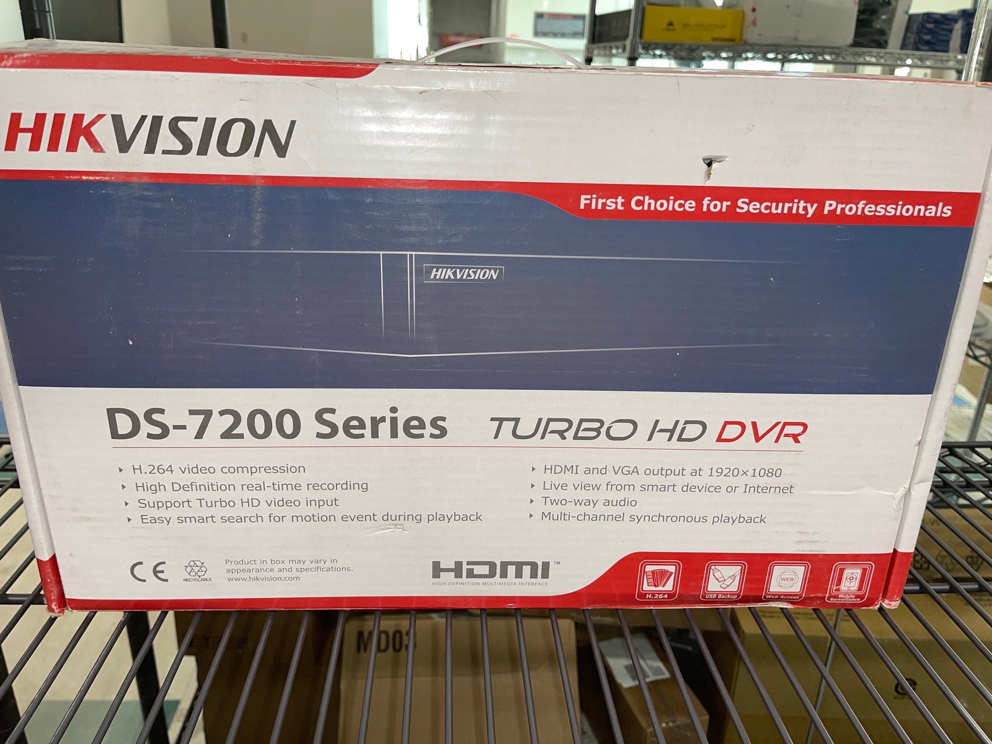 Hikvision-DVR--4-channels-2TB-