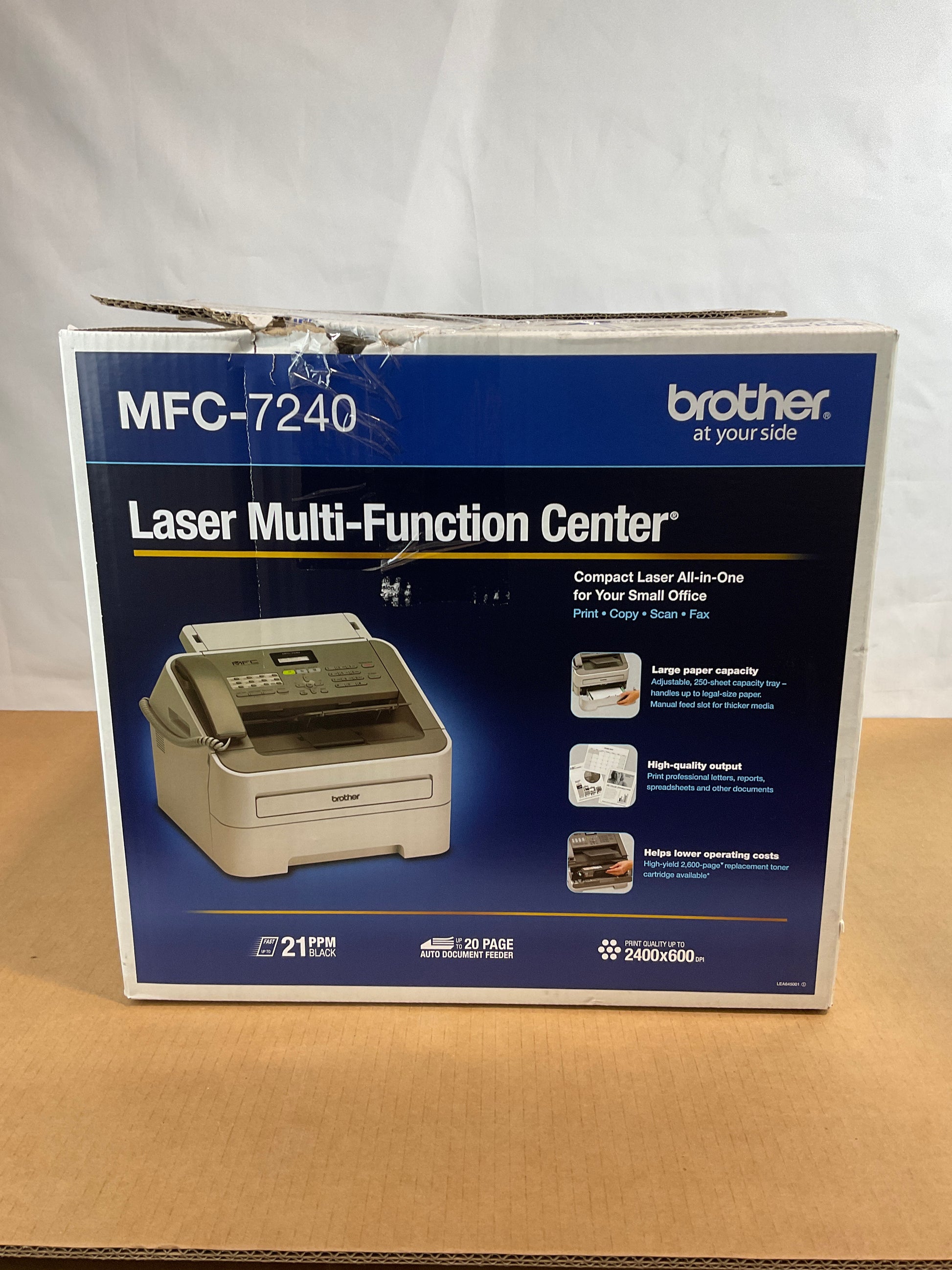 Brother MFC-7240 Laser Printer/Copier/Scanner/Fax – Bstock