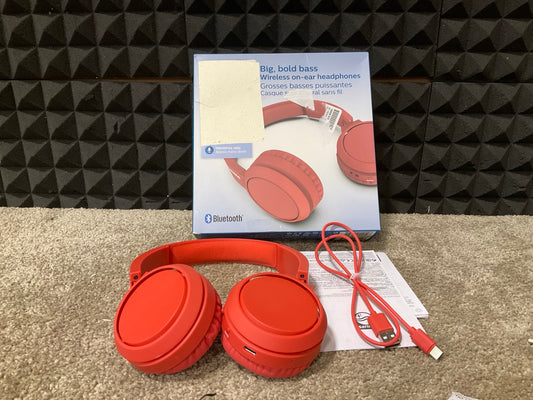 Philips-Bluetooth-Headphones--red-