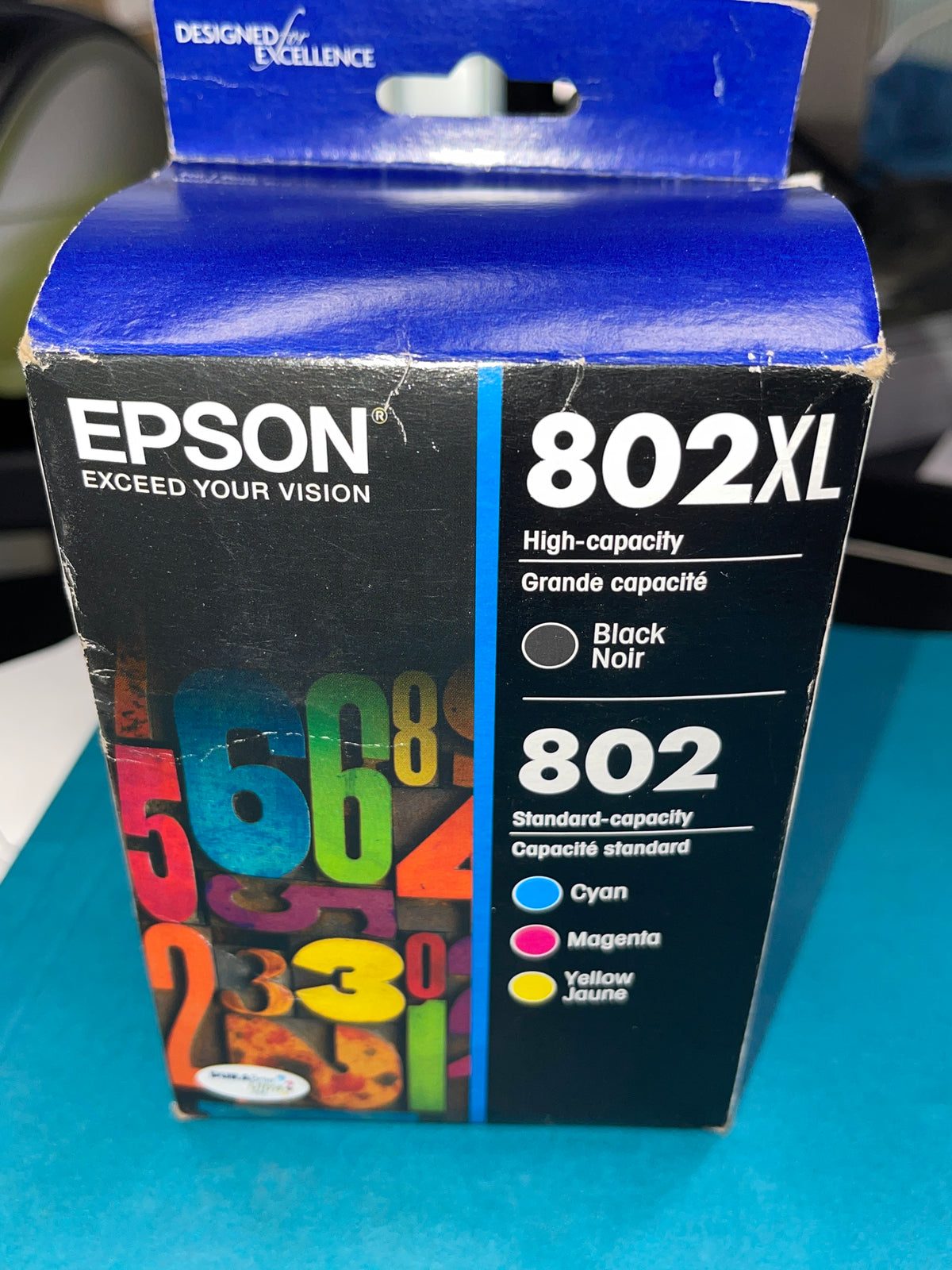 Epson-DuraBrite-802-Black-Cyan-Magenta-Yellow-Ink-Cartridge-MultiPack