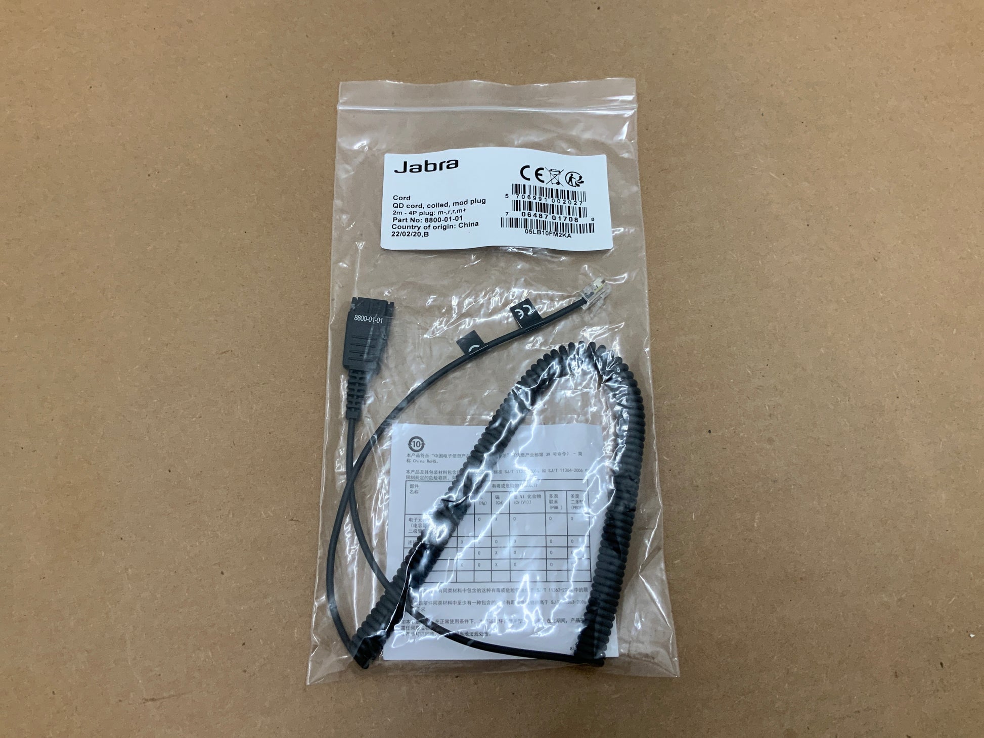 GN-Netcom-Jabra-RJ-9-to-Quick-Disconnect-Cable