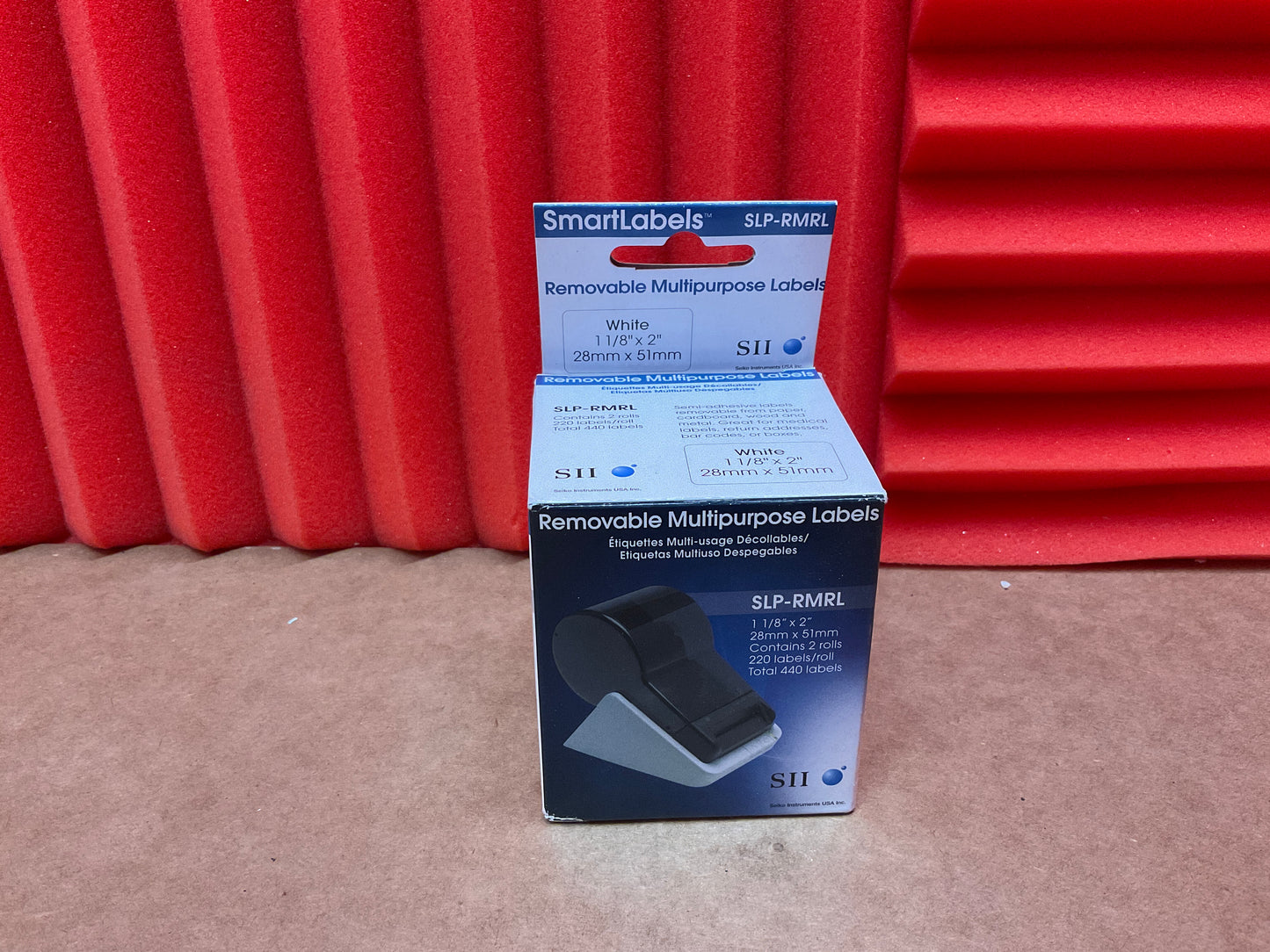 Seiko-Semi-Adhesive-Labels--1-25-x2----opaque-blue-